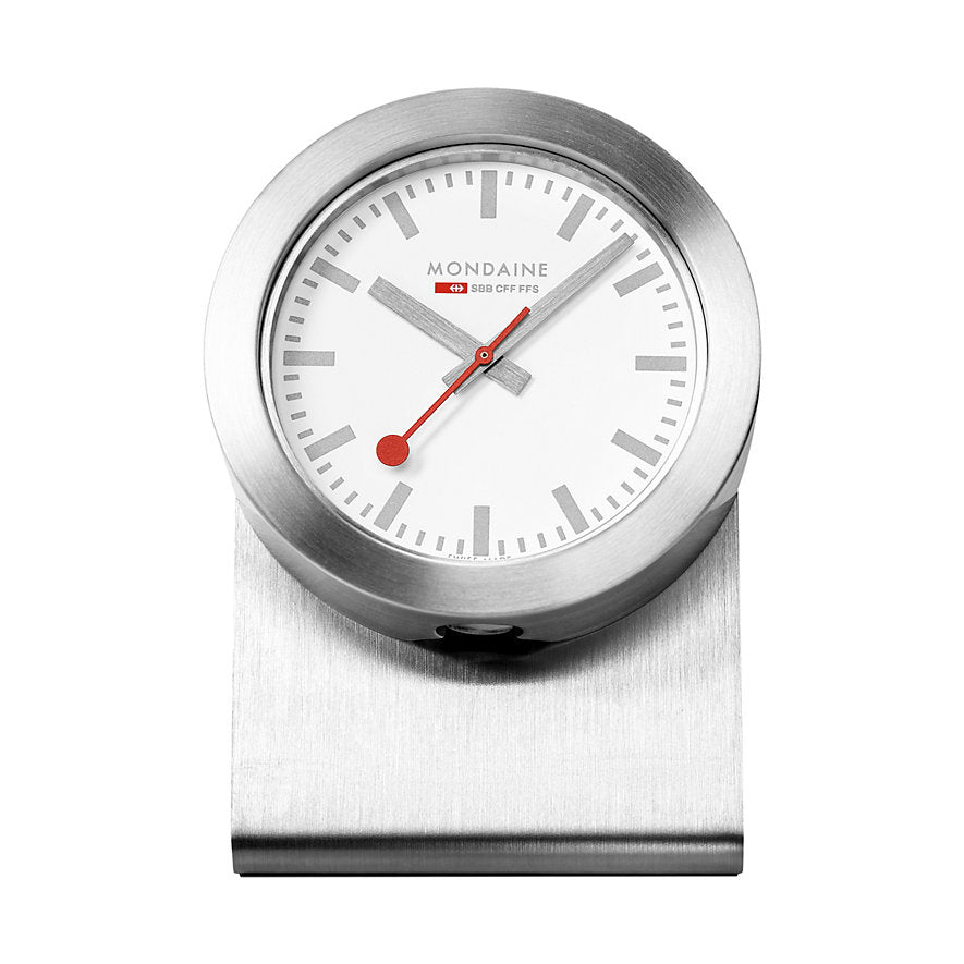 Mondaine Magnet Clock SILVER